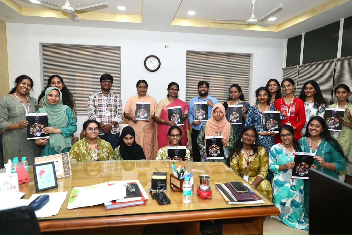 The Department of Mass Communication and Journalism launched Vol. I, Issue 3 of the Photo Magazine “POV – Frames of Perspectives”.